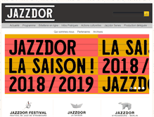 Tablet Screenshot of jazzdor.com